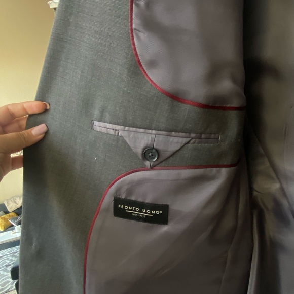 Grey Suit Jacket - Picture 4 of 8